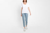 NNEKG Womens Light Scoop Tee (Nu White Size XS)