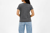 NNEKG Womens Light V Tee (Jet Textured Size S)