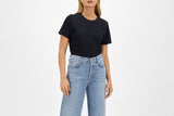 NNEKG Womens Mid Crew Tee (Nu Black Size S)