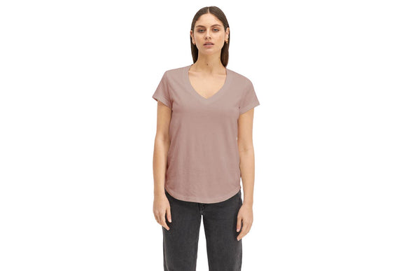 NNEKG Womens Light V Tee (Soft Ochre Size XL)