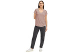 NNEKG Womens Light V Tee (Soft Ochre Size XL)