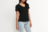 NNEKG Womens Light V Tee (Nu Black Size XS)