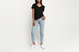 NNEKG Womens Light V Tee (Nu Black Size XS)