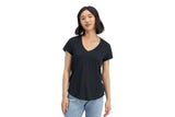NNEKG Womens Light V Tee (Nu Black Size XS)