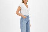 NNEKG Womens Light V Tee (Nu White Size XL)