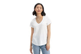 NNEKG Womens Light V Tee (Nu White Size M)