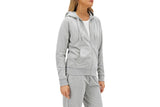 NNEKG Womens Terry Zip Hoodie (Shadow Marle Size M)