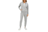 NNEKG Womens Terry Zip Hoodie (Shadow Marle Size M)