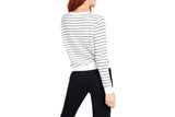 NNEKG Womens Terry Pullover (Stripe 6R8 Size XL)