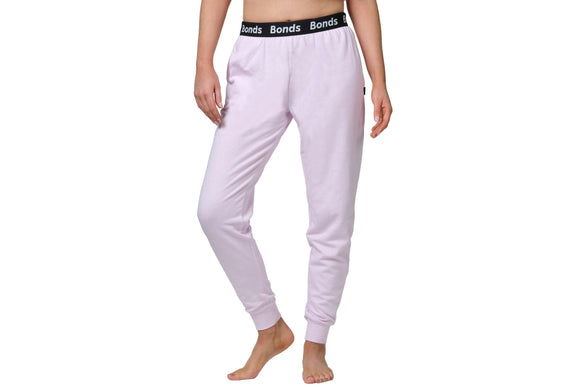 NNEKG Womens Logo Terry Skinny Trackie (Lilac Fizz Size S)