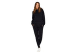 NNEKG Womens Brushed Pullover Hoodie (Nu Black Size S)