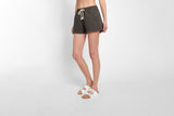 NNEKG Womens Denim Shorts (Black Beauty Size M)