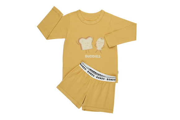 NNEKG Kids Long Sleeve Organic Sleep Set (Print 6G5 Size 8)