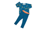 NNEKG Kids Long Sleeve Waffle Sleep Set (Print 2K3 Size 10)