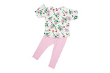 NNEKG Kids Long Sleeve Waffle Sleep Set (Print 5F3 Size 7)
