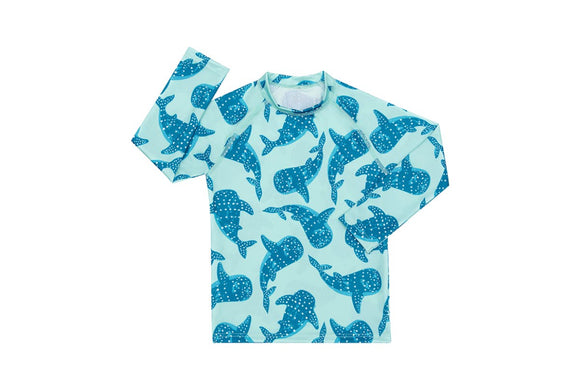 NNEKG Kids Long Sleeve Rashie (Print 9F5 Size 7)