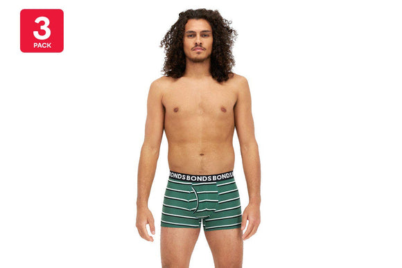 NNEKG Mens Everyday Trunks 3 Pack (Stripe 1Y5 Size XL)