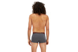 NNEKG Mens Everyday Trunks (Charcoal Orange Size XXL)