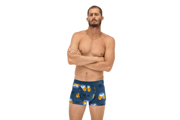 NNEKG Mens Guyfront Trunks (Print 2L1 Size L)