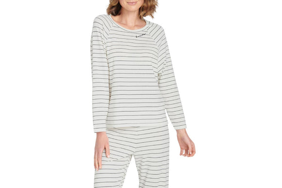 NNEKG Womens Livin Long Sleeve Tee (Stripe 8R8 Size XL)