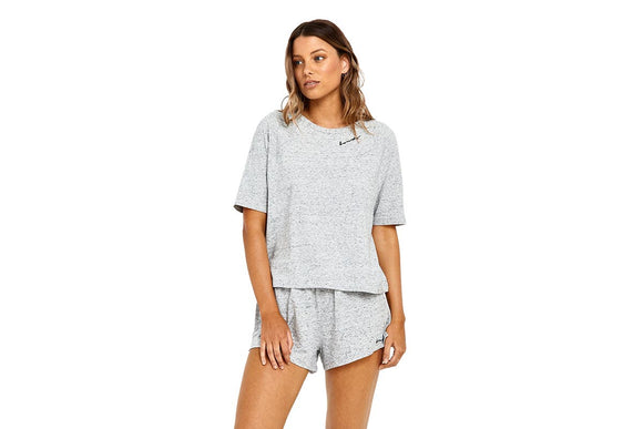 NNEKG Womens Livin Boxy Tee (Lazy Marle Size XL)