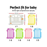 NNEDSZ 23-Panel Plastic Baby Playpen Interactive Kids Toddler
