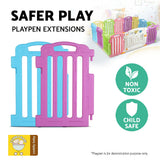 NNEDSZ Baby Playpen Extension Panel / 2 Pieces