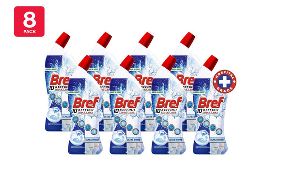 NNEKG Bref Cleaner Ultra White Toilet Cleaner 450ml Pack of 8