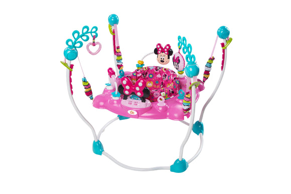 NNEKG Bright Starts Minnie Mouse Peekaboo Activity Jumper