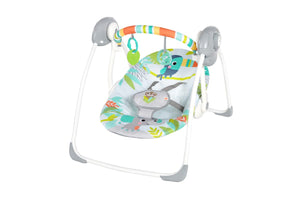 NNEKG Bright Starts Rainforest Vibes Portable Swing