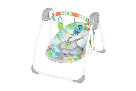 NNEKG Bright Starts Rainforest Vibes Portable Swing