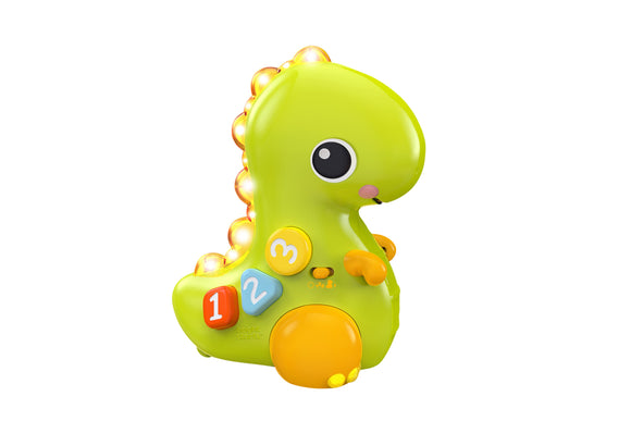 NNEKG Bright Starts Go Go Dino Crawl & Count Toy