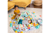 NNEKG Bright Starts 5 in 1 Your Way Ball Play Activity Gym & Ball Pit Totally Tropical