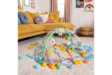 NNEKG Bright Starts 5 in 1 Your Way Ball Play Activity Gym & Ball Pit Totally Tropical