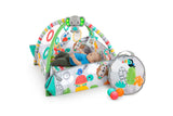 NNEKG Bright Starts 5 in 1 Your Way Ball Play Activity Gym & Ball Pit Totally Tropical