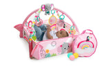 NNEKG Bright Starts 5 in 1 Your Way Ball Play Activity Gym & Ball Pit Rainbow Tropics