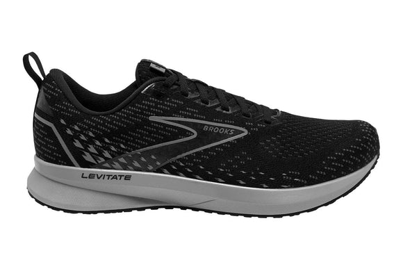 NNEKG Mens Levitate 5 Running Shoes (Black Ebony Grey Size 8 US)