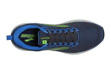 NNEKG Mens Levitate 5 Running Shoes (Ink Blue Green Gecko Size 8 US)