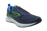 NNEKG Mens Levitate 5 Running Shoes (Ink Blue Green Gecko Size 9 US)