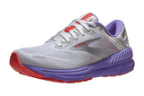 NNEKG Womens Adrenaline GTS 22 Running Shoes (White Coral Purple Size 6H US)