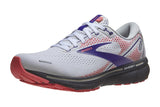 NNEKG Womens Ghost 14 Running Shoes (White Purple Coral Size 7H US)