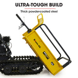 NNEMB Motorised Tracked Wheelbarrow Dumper-Briggs & Stratton CR950 Petrol Engine-300kg Capacity