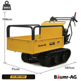 NNEMB Motorised Tracked Wheelbarrow Dumper-Briggs & Stratton CR950 Petrol Engine-300kg Capacity