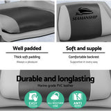 NNEDSZ Set of 2 Folding Swivel Boat Seats - Grey & Charcoal