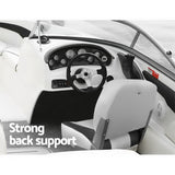 NNEDSZ Set of 2 Folding Swivel Boat Seats - Grey