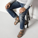 NNEKG Arizona Birkibuc Narrow Fit Sandal (Stone Size 41 EU)