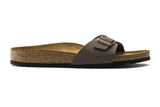 NNEKG Madrid Birkibuc Narrow Fit Sandal (Mocca Size 41 EU)