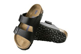 NNEKG Arizona Birko Flor Soft Footbed Sandal (Black Size 36 EU)