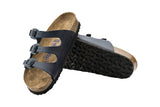 NNEKG Florida Birko Flor Soft Footbed Sandal (Blue Size 36 EU)
