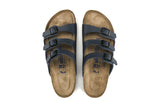 NNEKG Florida Birko Flor Soft Footbed Sandal (Blue Size 41 EU)